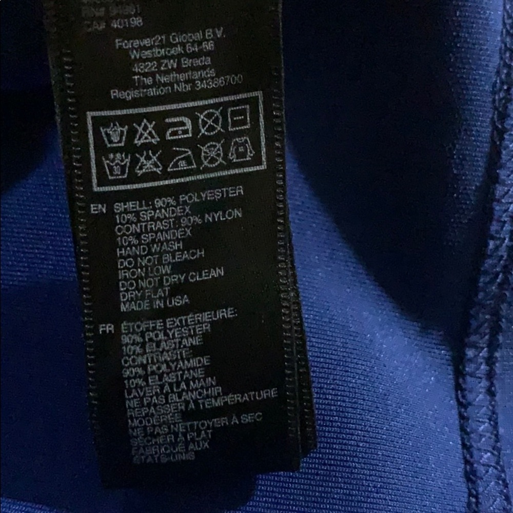Forever 21 Black Blue party cocktail dress - Picture 10 of 10
